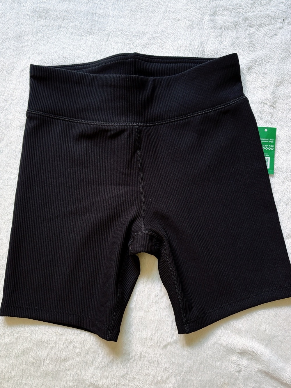 Ribbed Biker Shorts